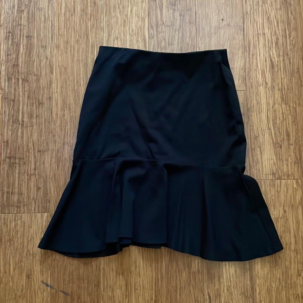 Ralph Lauren Black Flare Skirt
